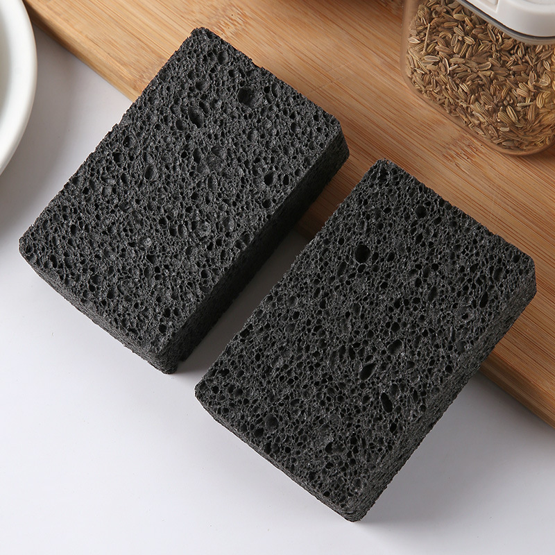 Household cleaning tools Wood Pulp Cotton Foam Magic Cleaning Cloth Sponge for Kitchen