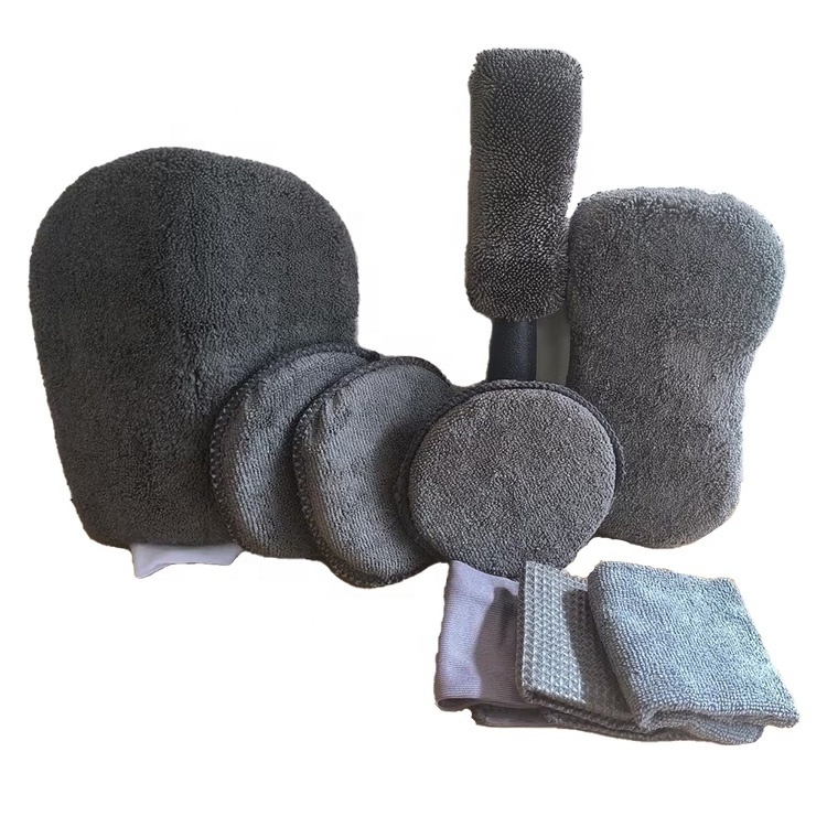 Cleaning tool set Support customized set of products 650gsm thickened car cleaning rags