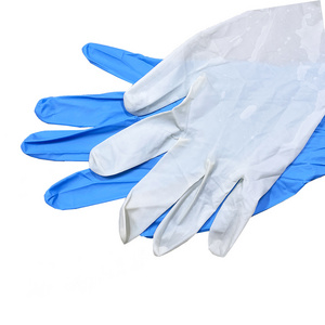 Wholesale Latex Manufacturers Medical Consumables Suppliers  Disposable Powder Free Blue Nitrile Examination Gloves