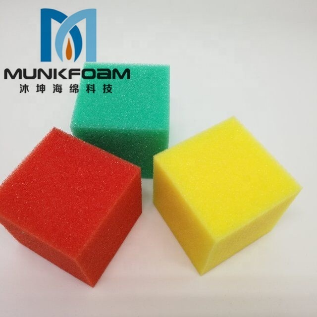 Eco-Friendly Multicolored Children's PU Protective Building Blocks with Shock-Absorbing Material Customizable Foam Sponge