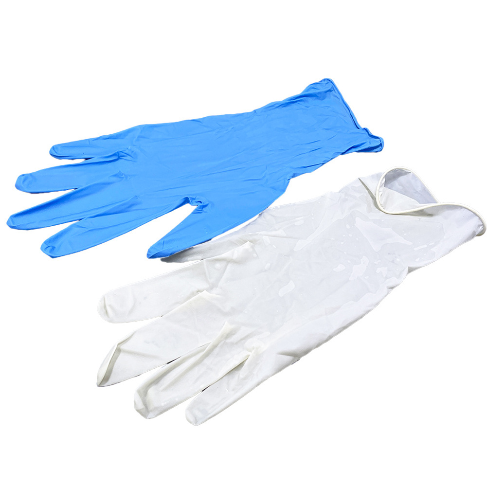 Wholesale Latex Manufacturers Medical Consumables Suppliers  Disposable Powder Free Blue Nitrile Examination Gloves