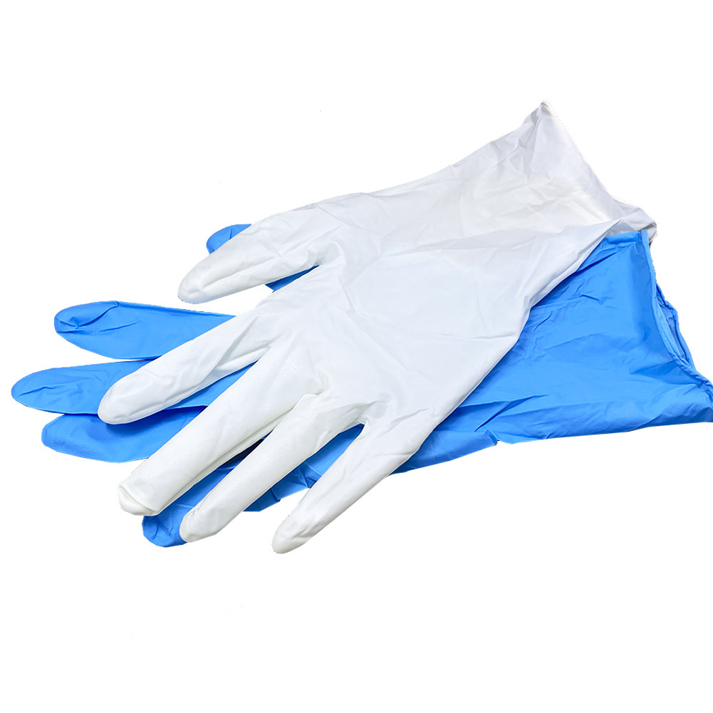 Wholesale Latex Manufacturers Medical Consumables Suppliers  Disposable Powder Free Blue Nitrile Examination Gloves