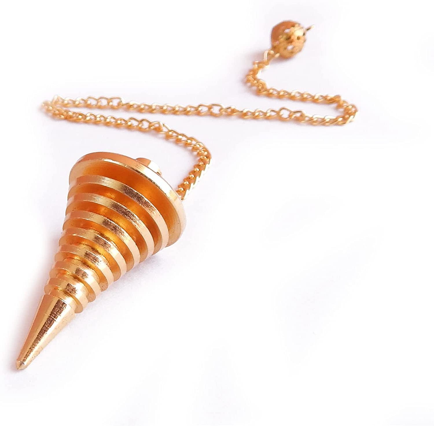 Hard Coil Cone Type Brass Copper Metal Pendulums For Divintion Tool Buy Wholesale Hard Coil Cone Typed Copper Pendulum