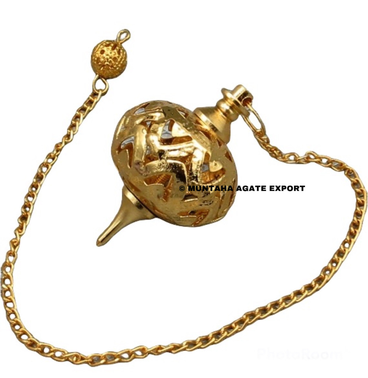 Metaphysical Pot Chamber Gold Plated Dowsing Pendulum Buy Wholesale Brass Metal Pendulum From Muntaha Agate