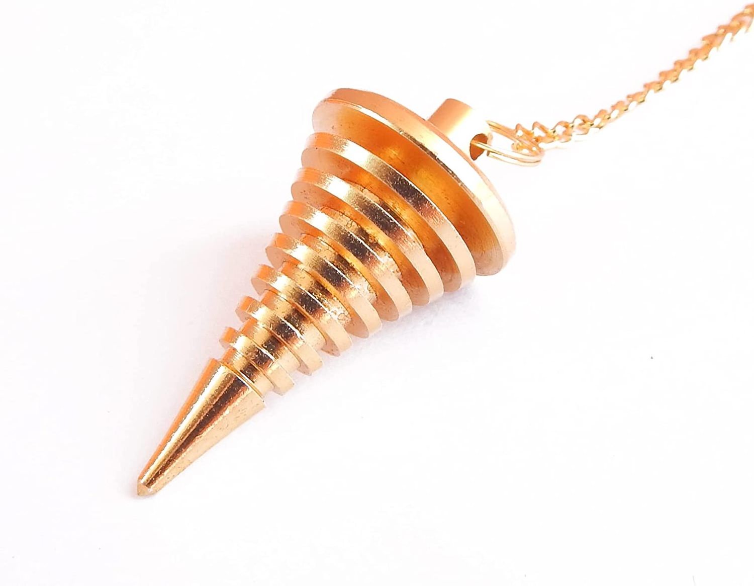 Hard Coil Cone Type Brass Copper Metal Pendulums For Divintion Tool Buy Wholesale Hard Coil Cone Typed Copper Pendulum