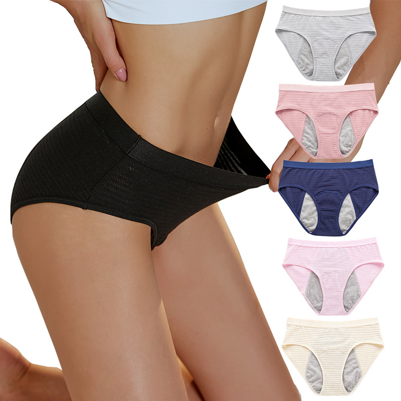 High Quality Women Leak Proof Postpartum Cotton Menstrual Absorbent Period Panties Underwear