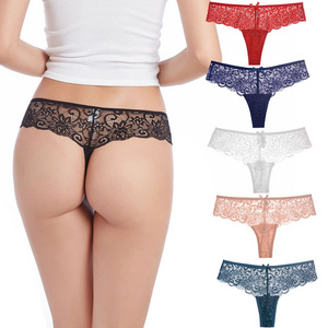 Hots sale selling factory wholesale sexy ladies bikini panties sexy transparent lace thongs and g string