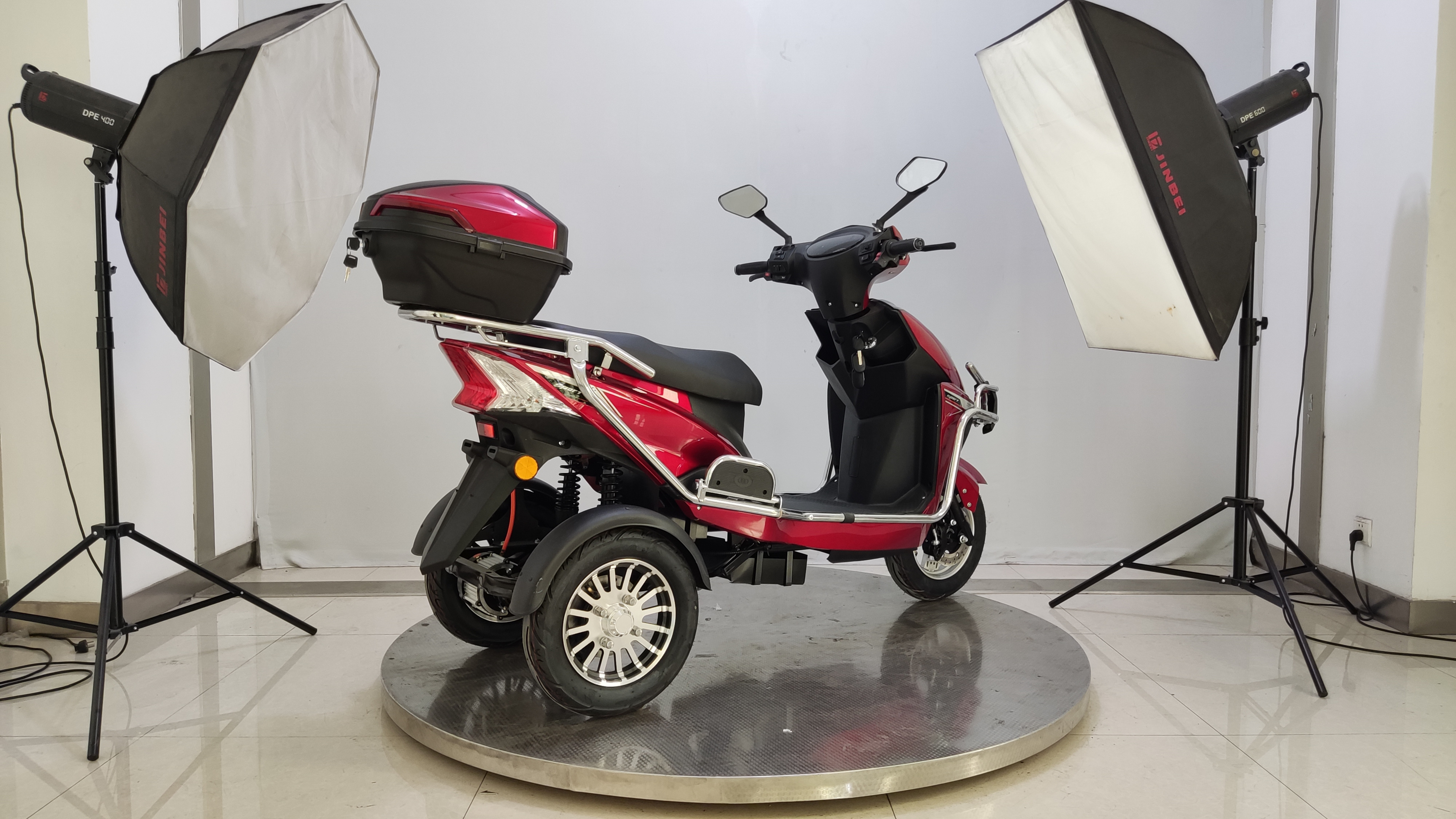 Vimode 1000w 72v electric scooter tricycle 3 three wheel low speed disability safty with baby seat 3 seats for adults