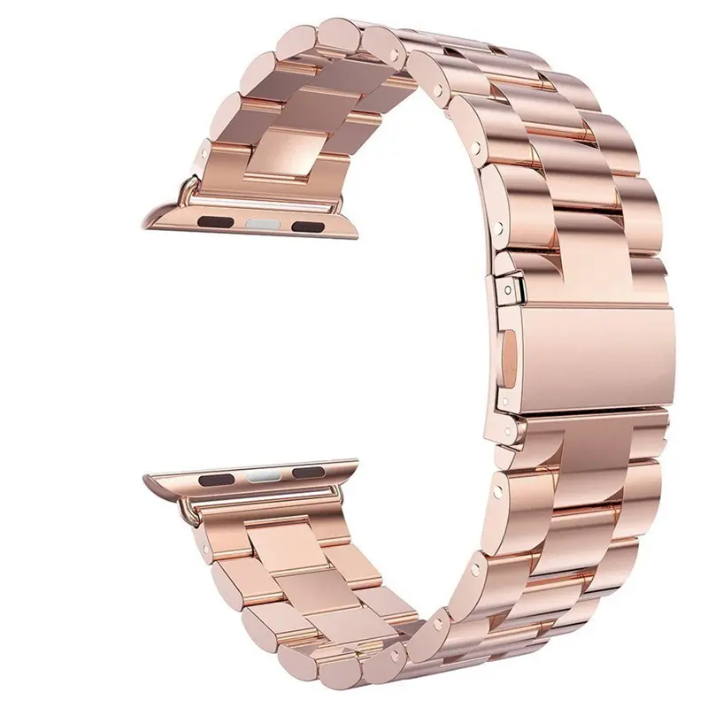 Luxury Stainless Steel Strap Watch Strap Women Stainless Steel Wristband Metal Strap Replacement Bracelet