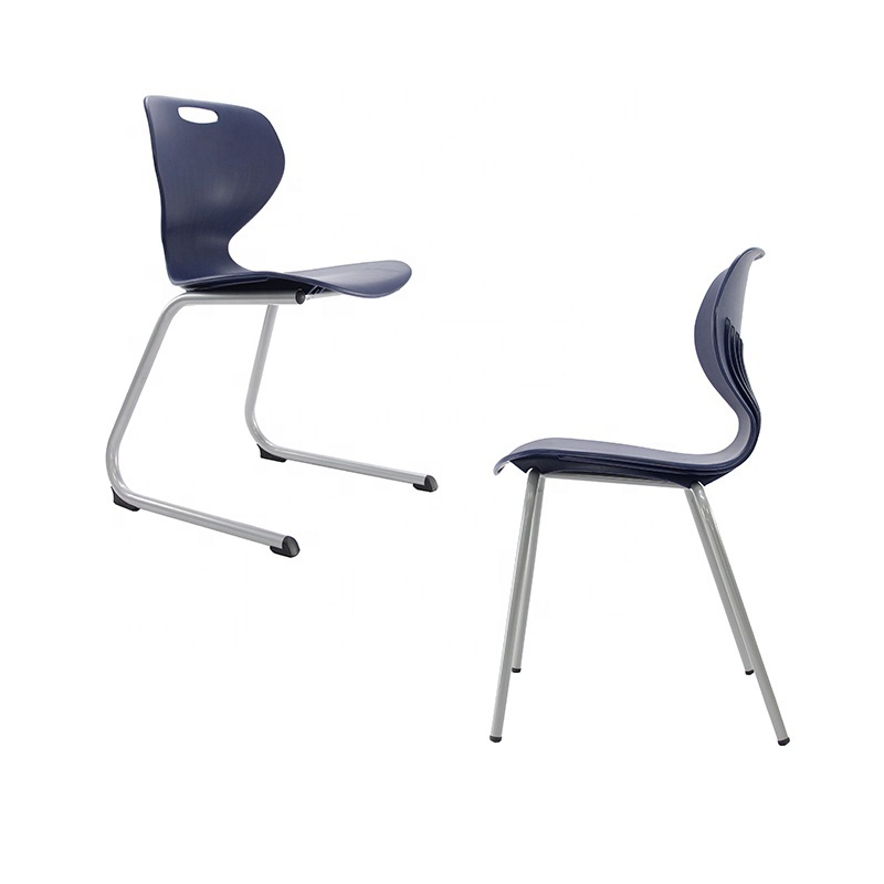 Plastic Hot  School Chair With Casters Of School Furniture Table And Chair