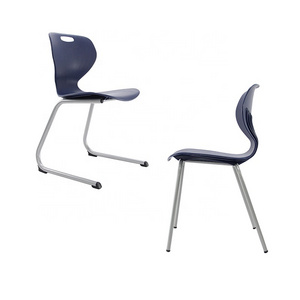 Plastic Hot  School Chair With Casters Of School Furniture Table And Chair