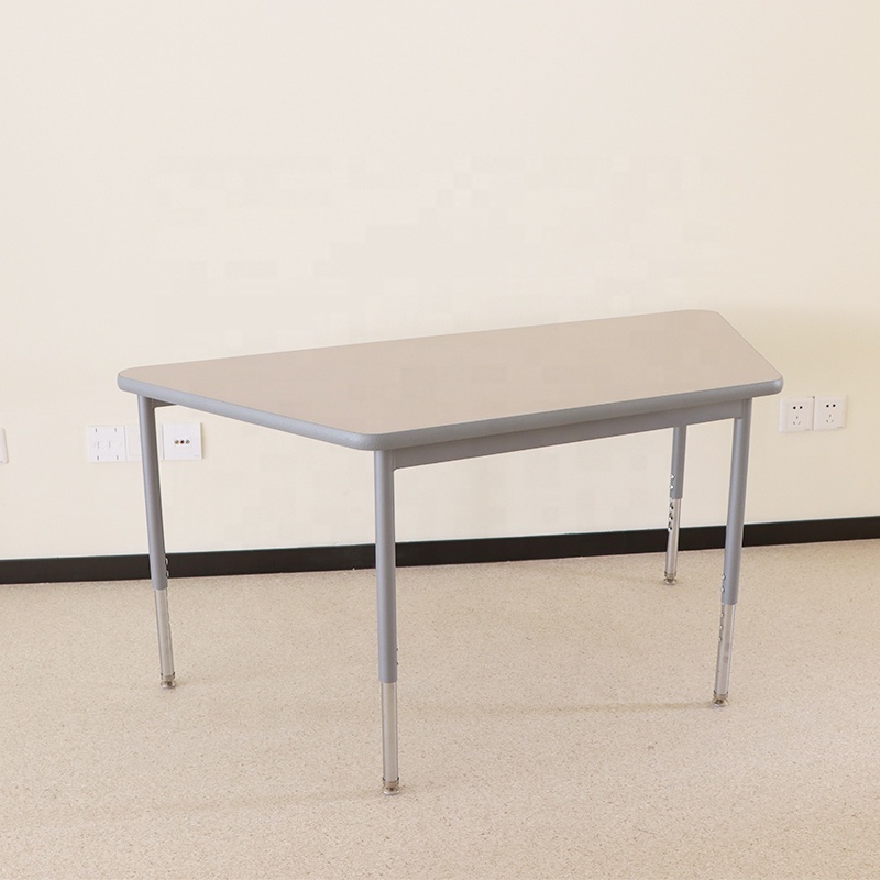 school student desk height adjustable table  and chair furniture manufacture