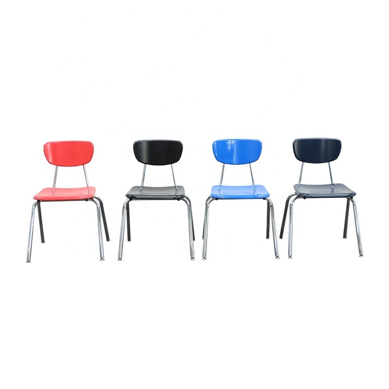 Factory Direct Sale High Quality Metal Frame Plastic Student Desk And Chair School Furniture In School Sets