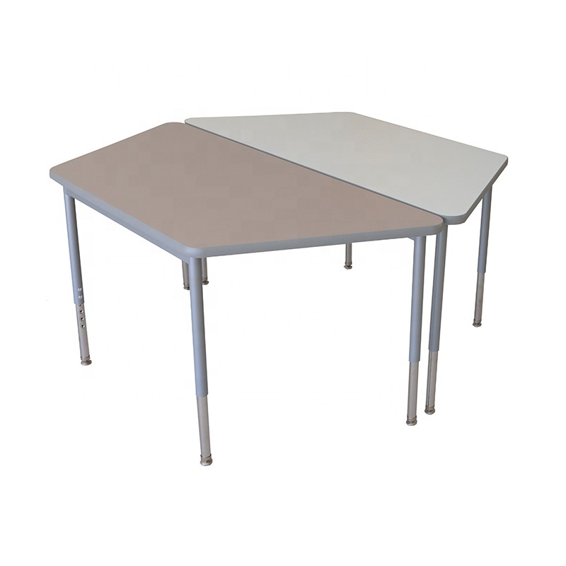 school student desk height adjustable table  and chair furniture manufacture