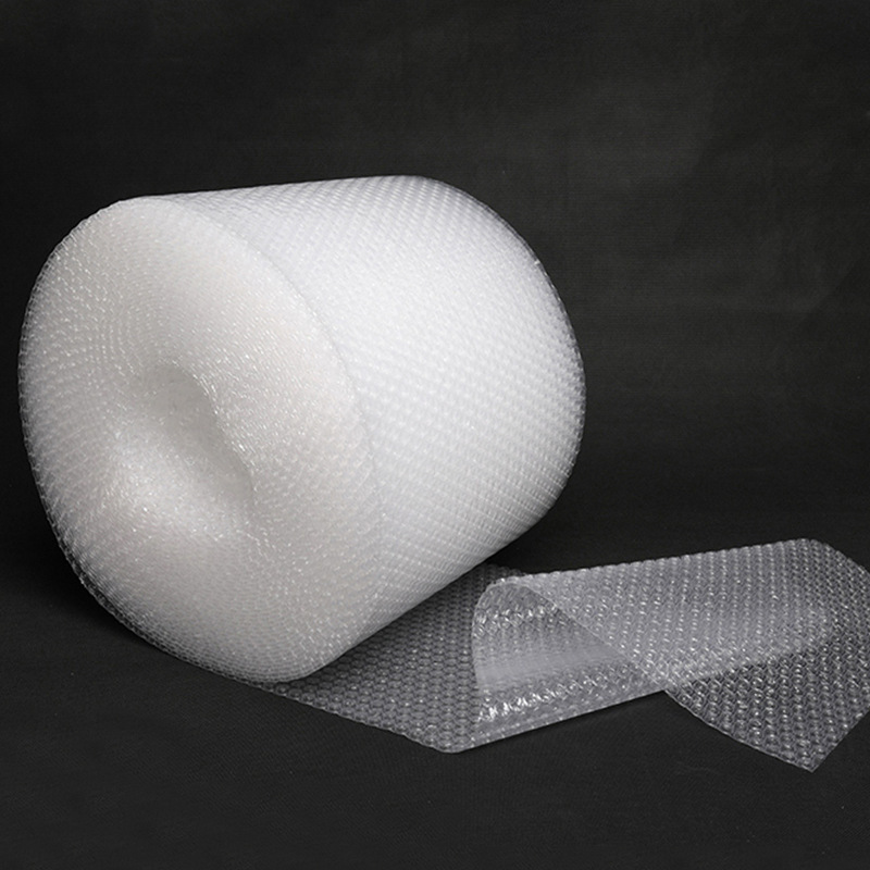 MU Custom PE  Material Transparent Packaging Bubble Rolls Protective Bubble Foam Plastic Roll