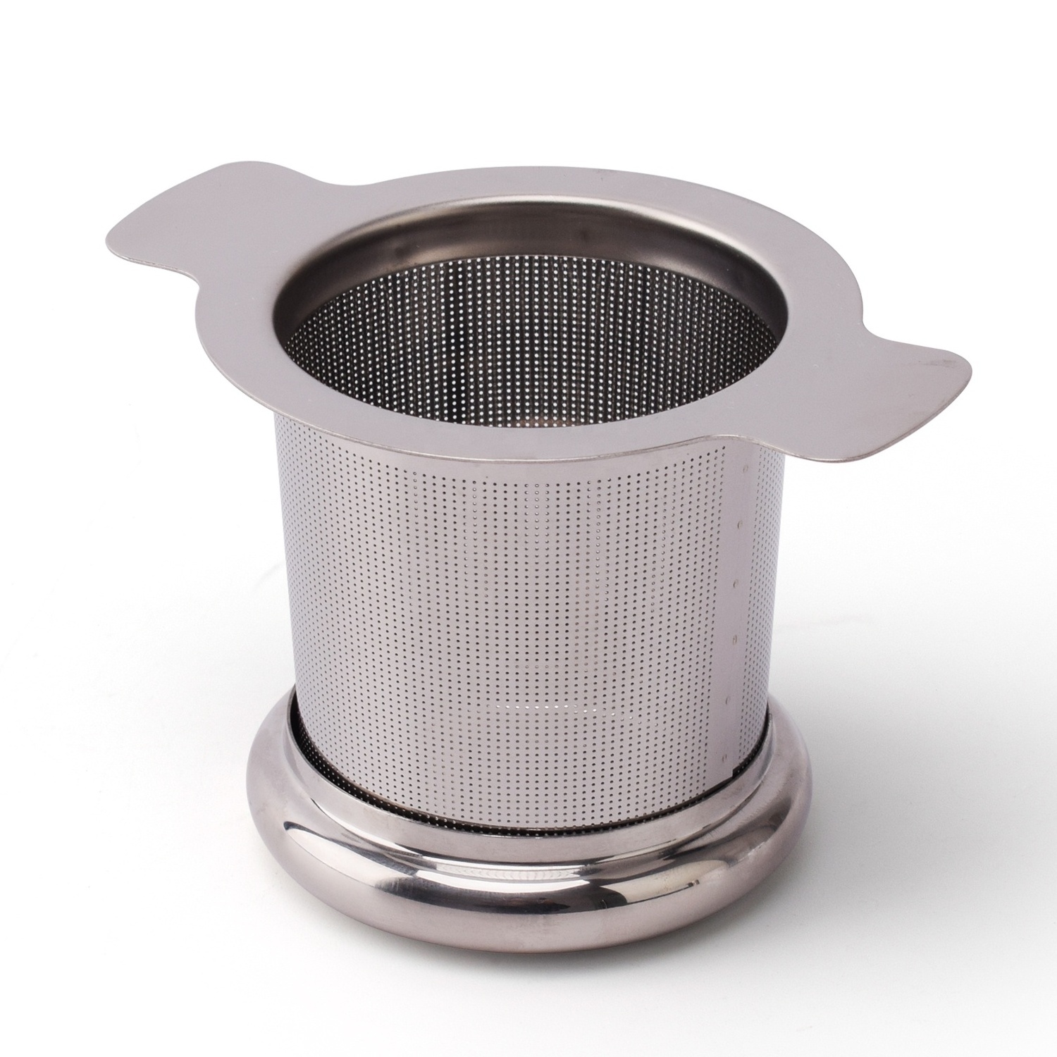 18/8 Stainless Steel Double Handle Loose Leaf Tea Diffuser Basket Portable Tea Infuser with Lid