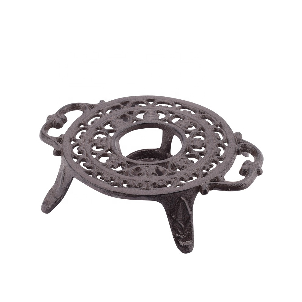 Traditional Sturdy Cast Iron Design Teapot Warmer Using Tea lights