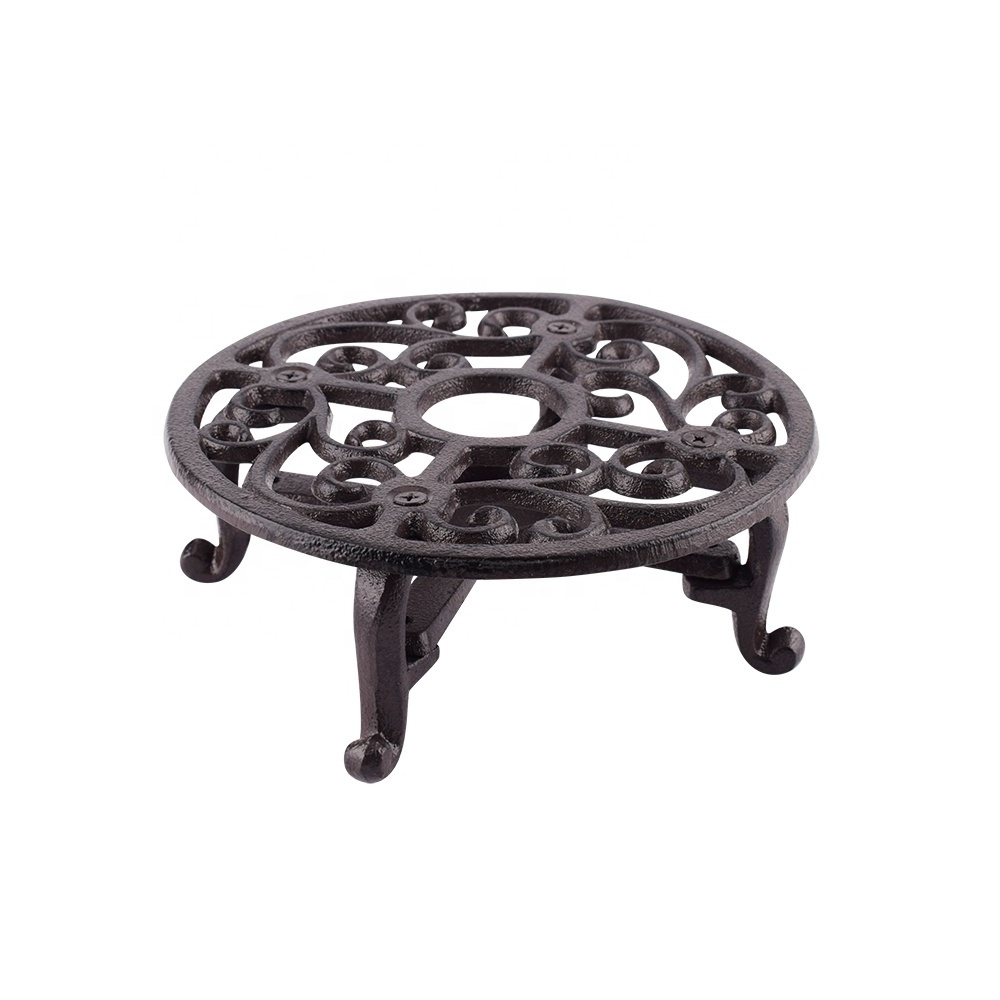 Traditional Sturdy Cast Iron Design Teapot Warmer Using Tea lights