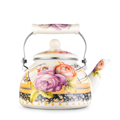 2.8L, 3L Enamel Teapot Porcelain Enameled Tea Kettle for Stovetop and Induction