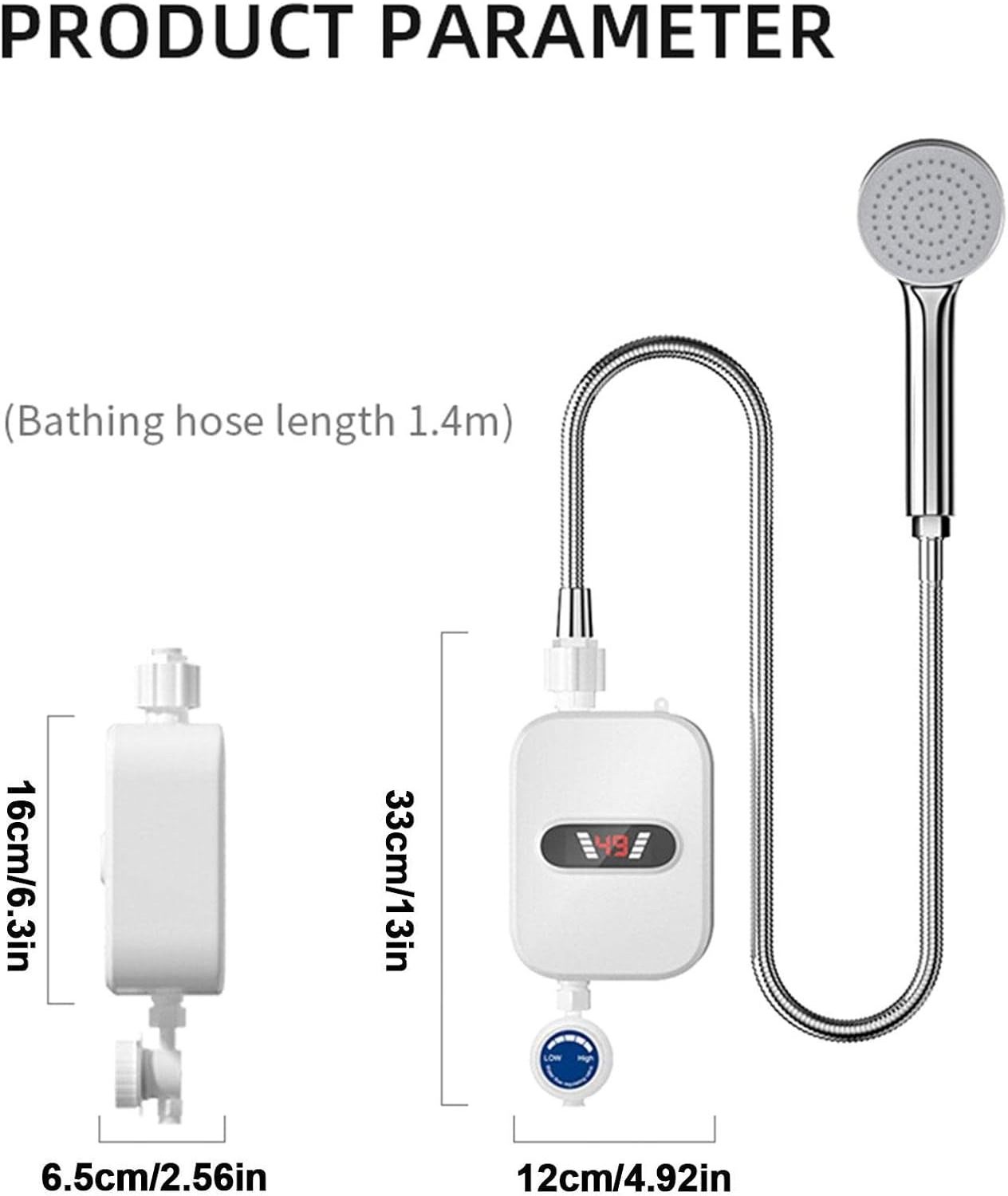 3000W Quick Heating Mini Electric Water Heater Constant Temperature  electric hot water shower heater