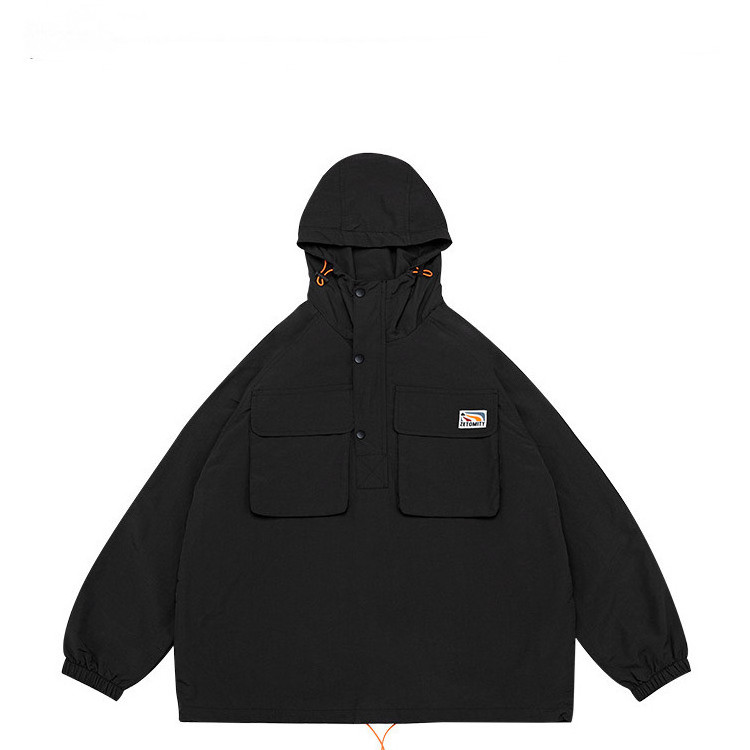 oem customize design men coach jacket casual windproof jacket windbreak and waterproof jacket