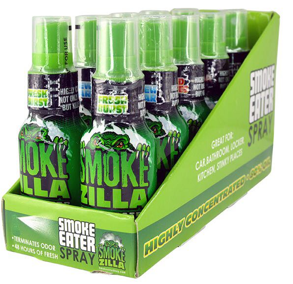 Smoke Eater - Breaks Down Smoke Odor at The Molecular Level - Eliminates Cigarette, Cigar or Smoke On Clothes, in Cars, Boats,