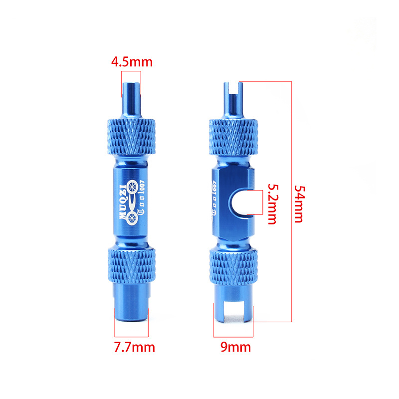 MUQZI Multifunctional Air Nozzle Disassembly Tool MTB Bike Schrader Presta Valve Removal Wrench