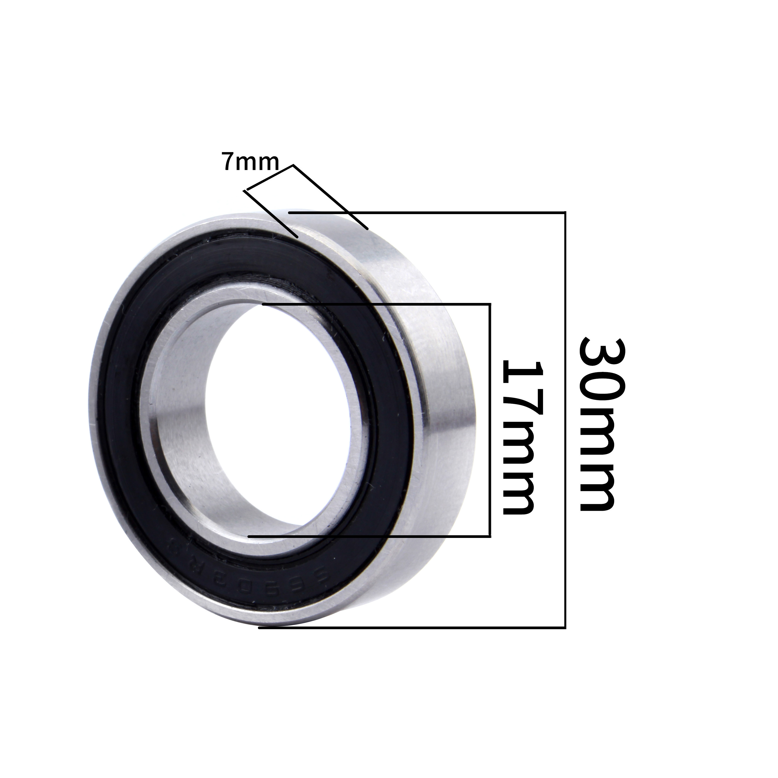 Bike Bottom Bracket Ceramic Bearing 30*17*7mm Square Hole Axis Patching Palin For Fixed Gear MTB Road Foldable Bicycle