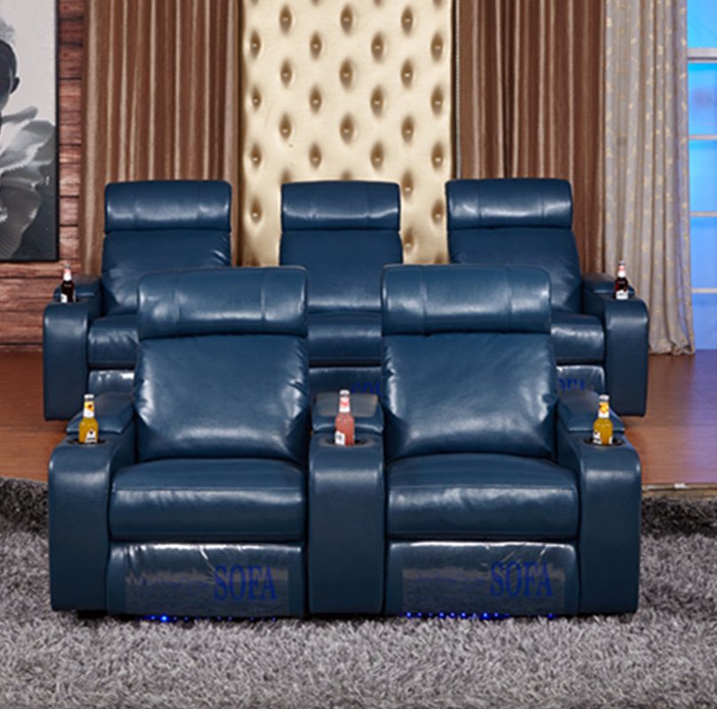 Modern Cinema Sofa Seating Furniture Cinema Interior Home Theater Recliner Sofa Chair