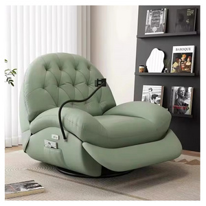 Modern Multifunction electric leather recliner sofa recliner sofa Living room furniture single sofa chair wholesale