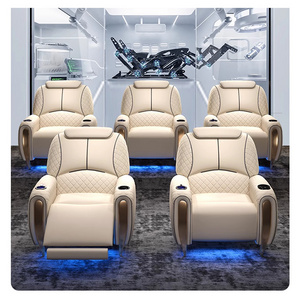 Custom Electric Home Theater Recliner sofa chair Recliner Seat Cinema Sofa with Massage Function