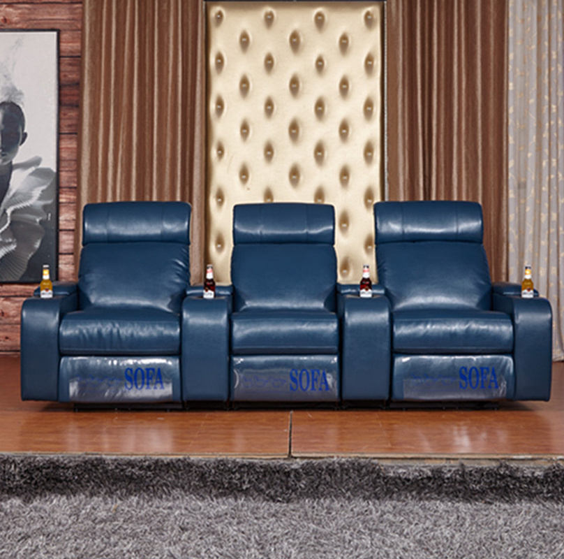 Modern Cinema Sofa Seating Furniture Cinema Interior Home Theater Recliner Sofa Chair