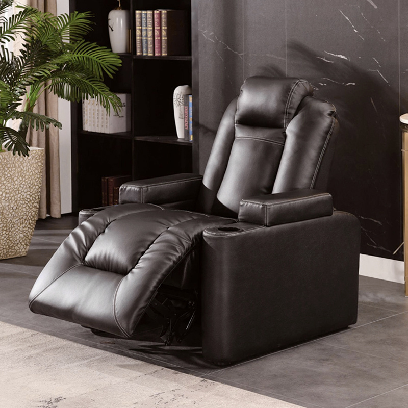 Hot Selling Genuine Leather High-End Comfortable Cinema Sofa Recliner VIP Theater Sofa Recliner