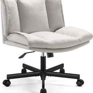 Armless Desk Chairs with Technical Cloth Adjustable Swivel Computer Task Chairs