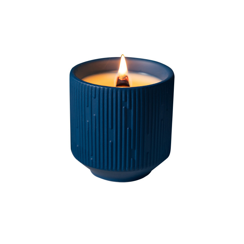 Cross-border wholesale European meteor ceramic scented candle cup creative gift holiday home scented candle