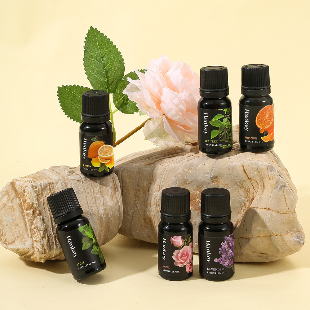 Natural Pure Essential Oil Gift Set Lavender Peppermint Eucaluptus Tea tree Aromatherapy Essential Oil