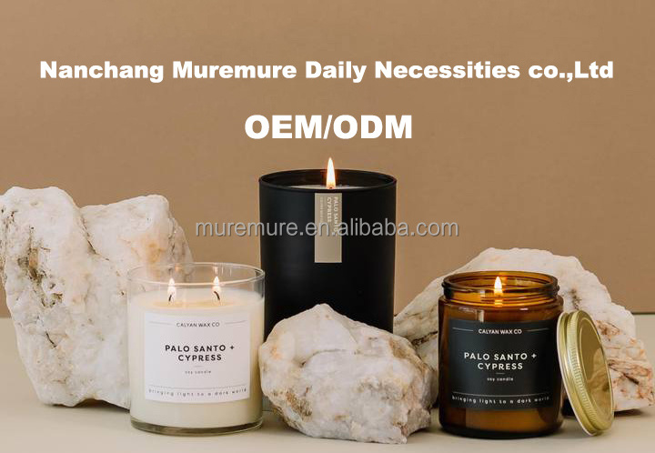 Scented candle Soy wax home smokeless hotel essential oil candle accompanied by hand gift scented candle