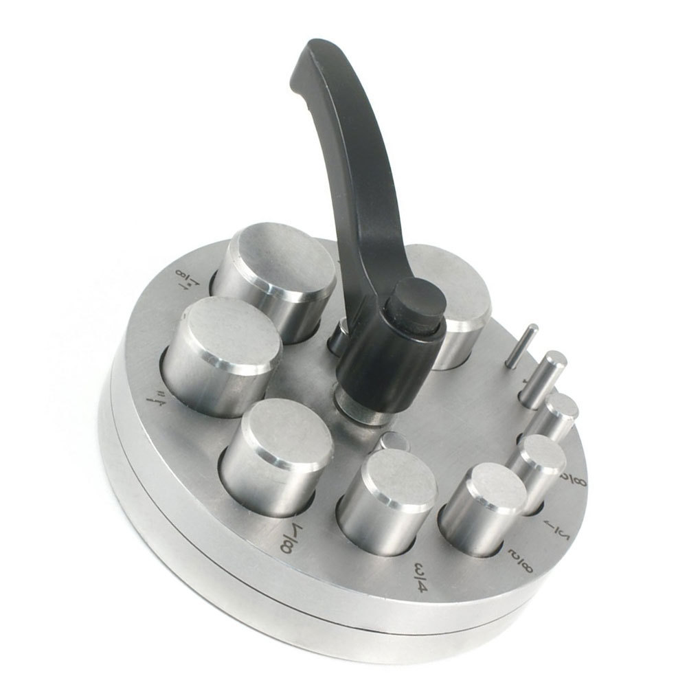 The best Steel Disc Cutter Set Circle with 10 Punches and handle Tool for Cutting Accurate Circles circle disc cutter