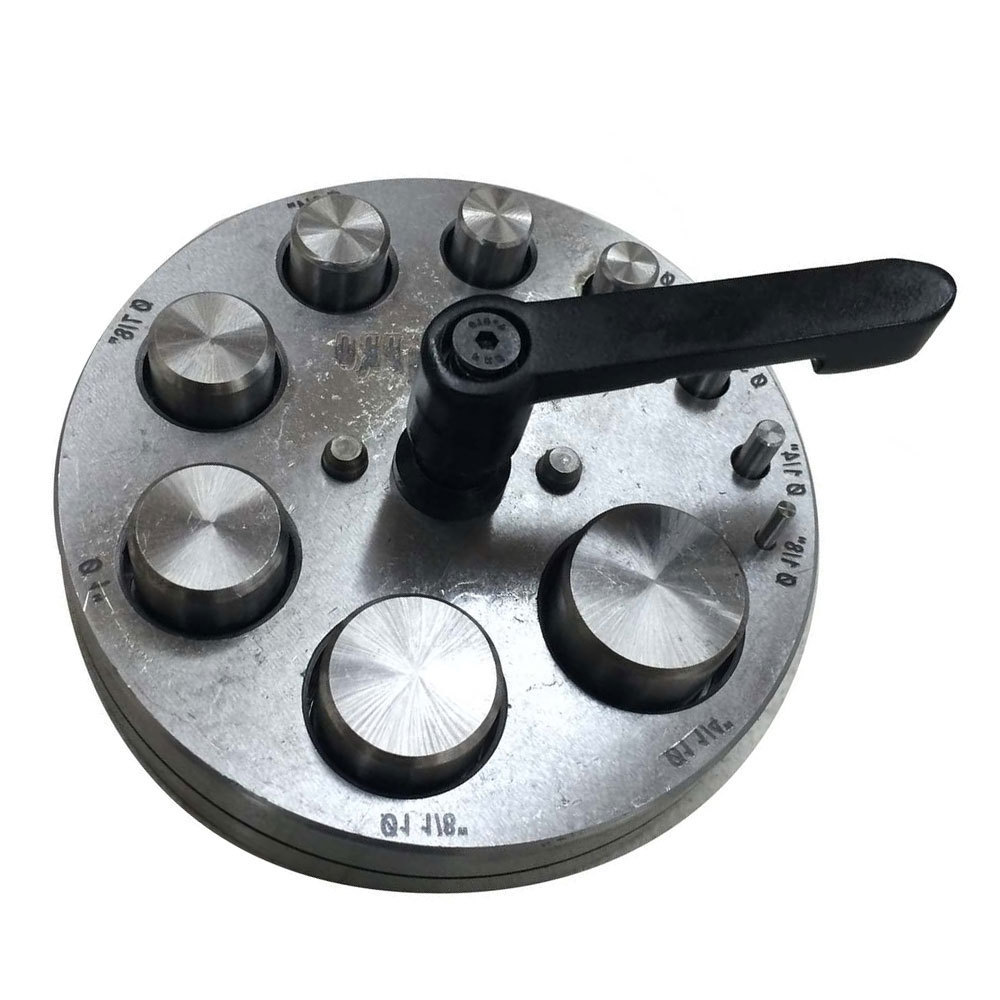 Professional Disc Cutter Set Circle 10 punches round cutting tool manual punching jewelry making disc cutter set circle