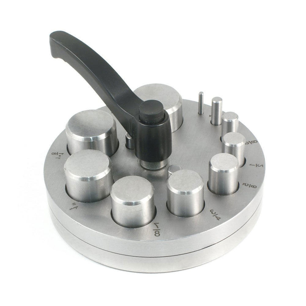 The best Steel Disc Cutter Set Circle with 10 Punches and handle Tool for Cutting Accurate Circles circle disc cutter