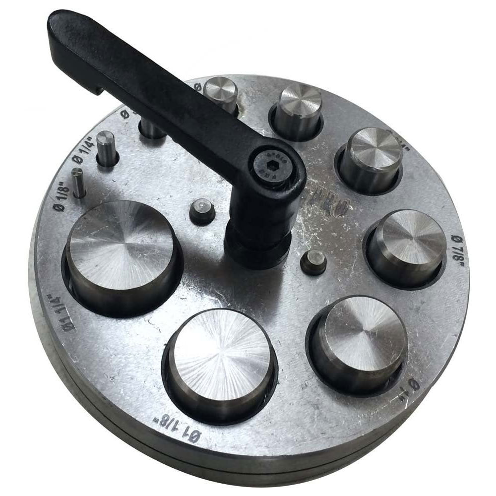 Professional Disc Cutter Set Circle 10 punches round cutting tool manual punching jewelry making disc cutter set circle