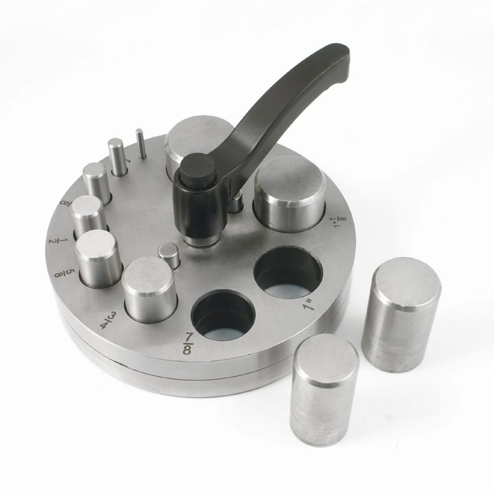 The best Steel Disc Cutter Set Circle with 10 Punches and handle Tool for Cutting Accurate Circles circle disc cutter