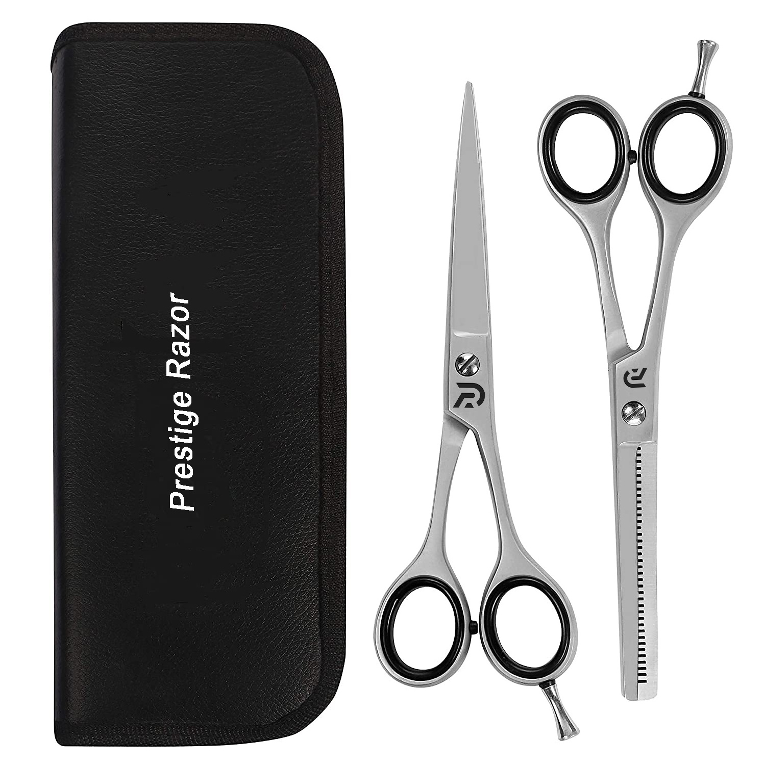 Professional Hair Cutting and Hairdressing Scissors  Kit with Thinning Shears For Hair Cutting - Split end Trimmer