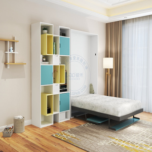 Modern queen size king size gas spring wall murphy bed with sofa desk mechanism 900*2000 mm