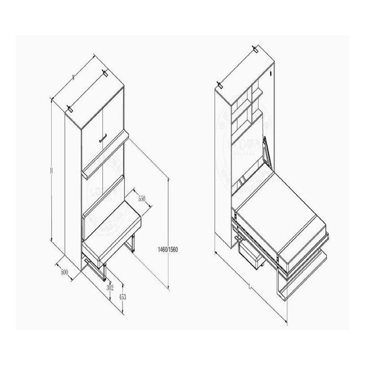 space saving electric wall bed with sofa for apartment full size twin diy wall murphy bed hardware kit 1800*200 mm