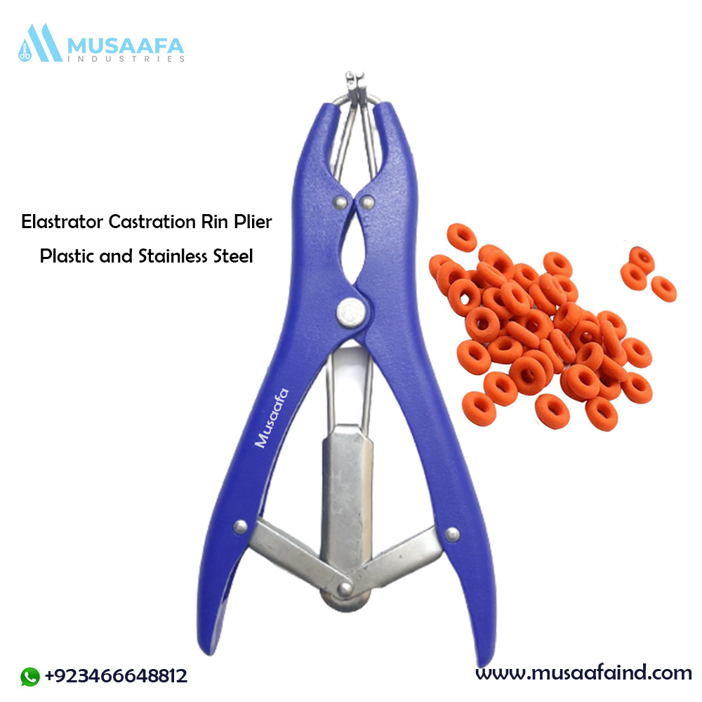 Elastrator Plier Applicator Bloodless Castrator Ring Rubber/plier Premium Quality Elastrator Castrator Plastic Customized Logo