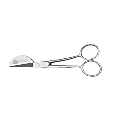 Professional Silver Color Carpet Scissors Applique Scissor and Duckbill Scissors Stainless Steel for Tailor & Embroidery Works