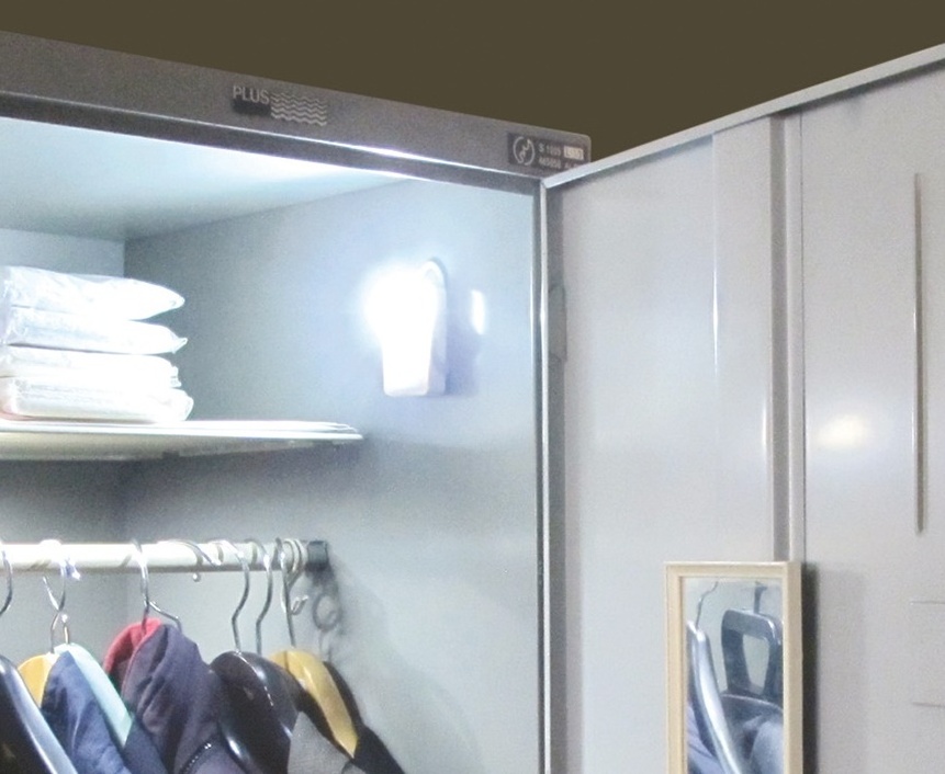 Outdoor small led light solar with motion sensor for closet hallway cabinet