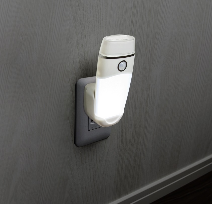 Motion sensor lithium-ion rechargeable battery room decoration led touch plug in night light