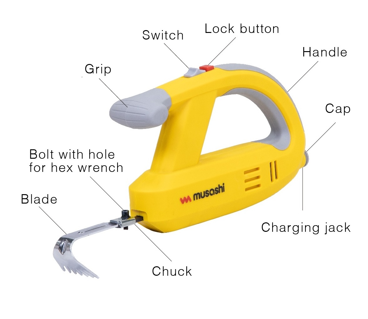 Hot sale vibration garden and yard grass cleaner cutting weed removal machine